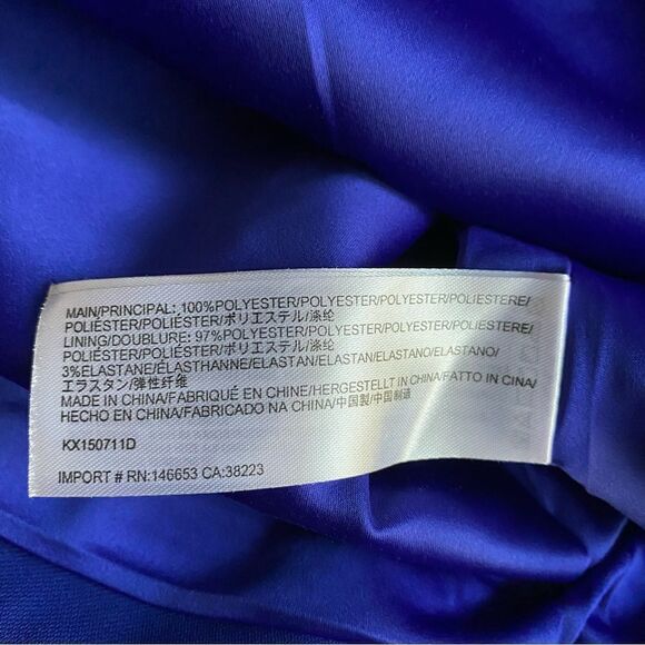 Keepsake Blue Strappy Cocktail Dress Size S - Picture 10 of 11